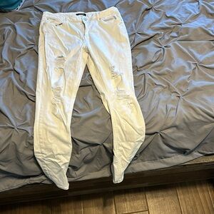 White jeans